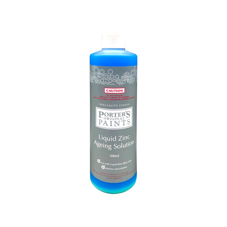 Porter's Paints Liquid Zinc Ageing Solution 500ml